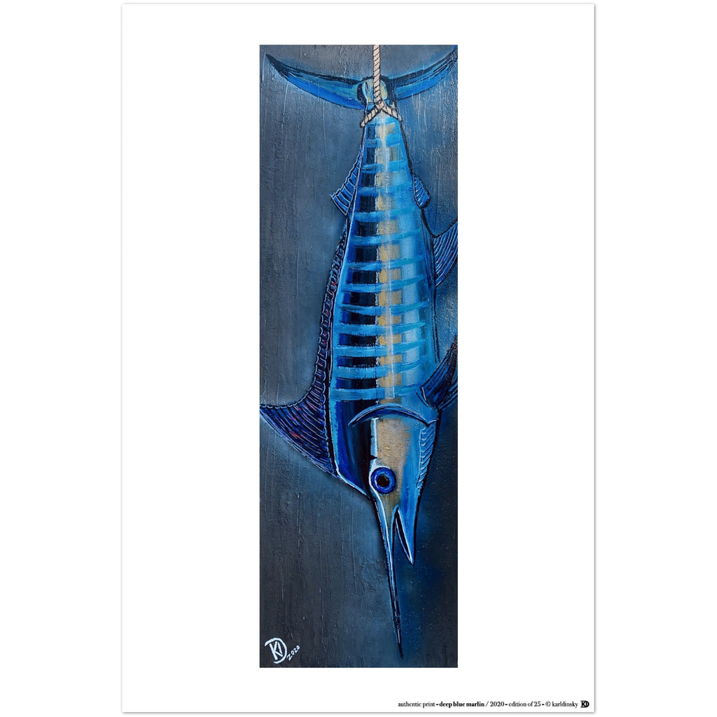 Print Deep Blue Marlin, 2020