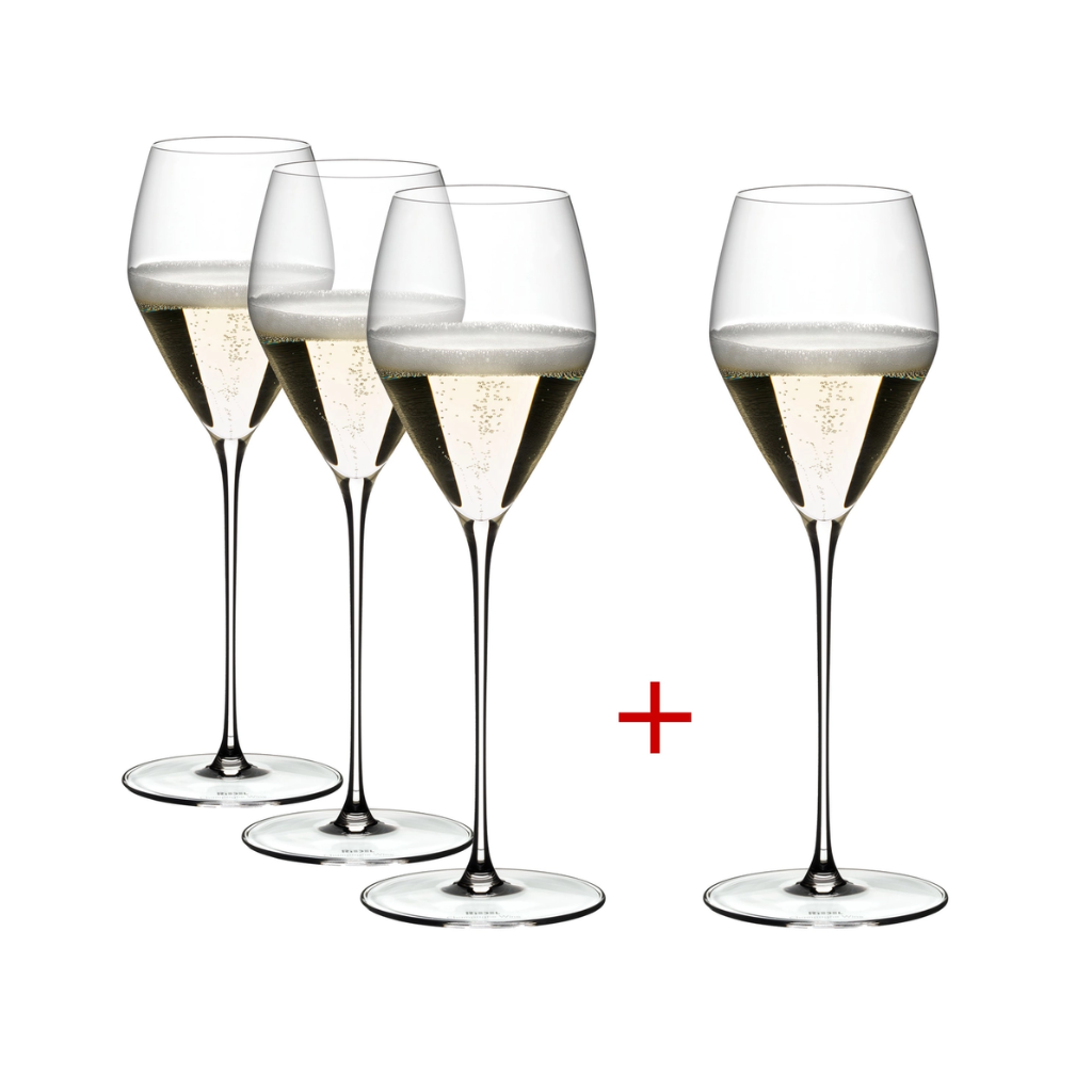 RIEDEL Veloce Champagnerglas KAUF 4 ZAHL 3